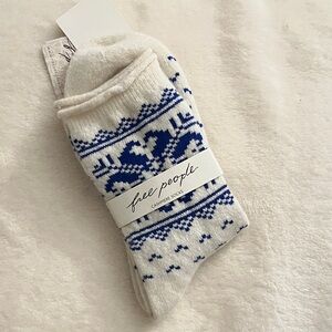 Free People Faire Isle Cashmere Socks